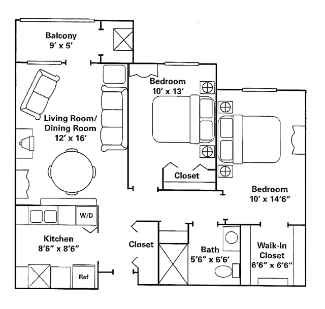 2bed-1bath